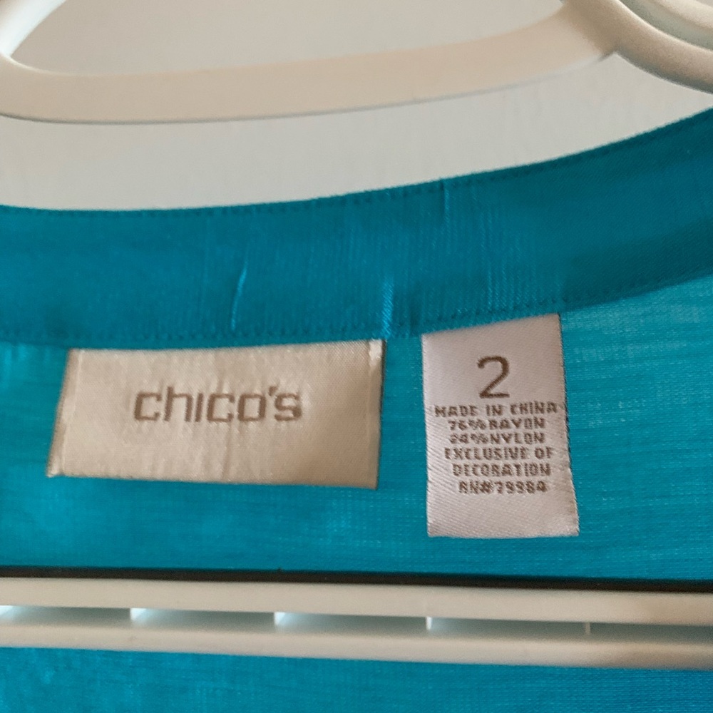 Turquoise top - Picture 2 of 2